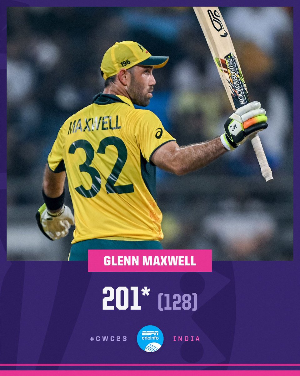 GLENN MAXWELL, WOW! THE GREATEST INNINGS IN ODI HISTORY?! #AUSvAFG #CWC23