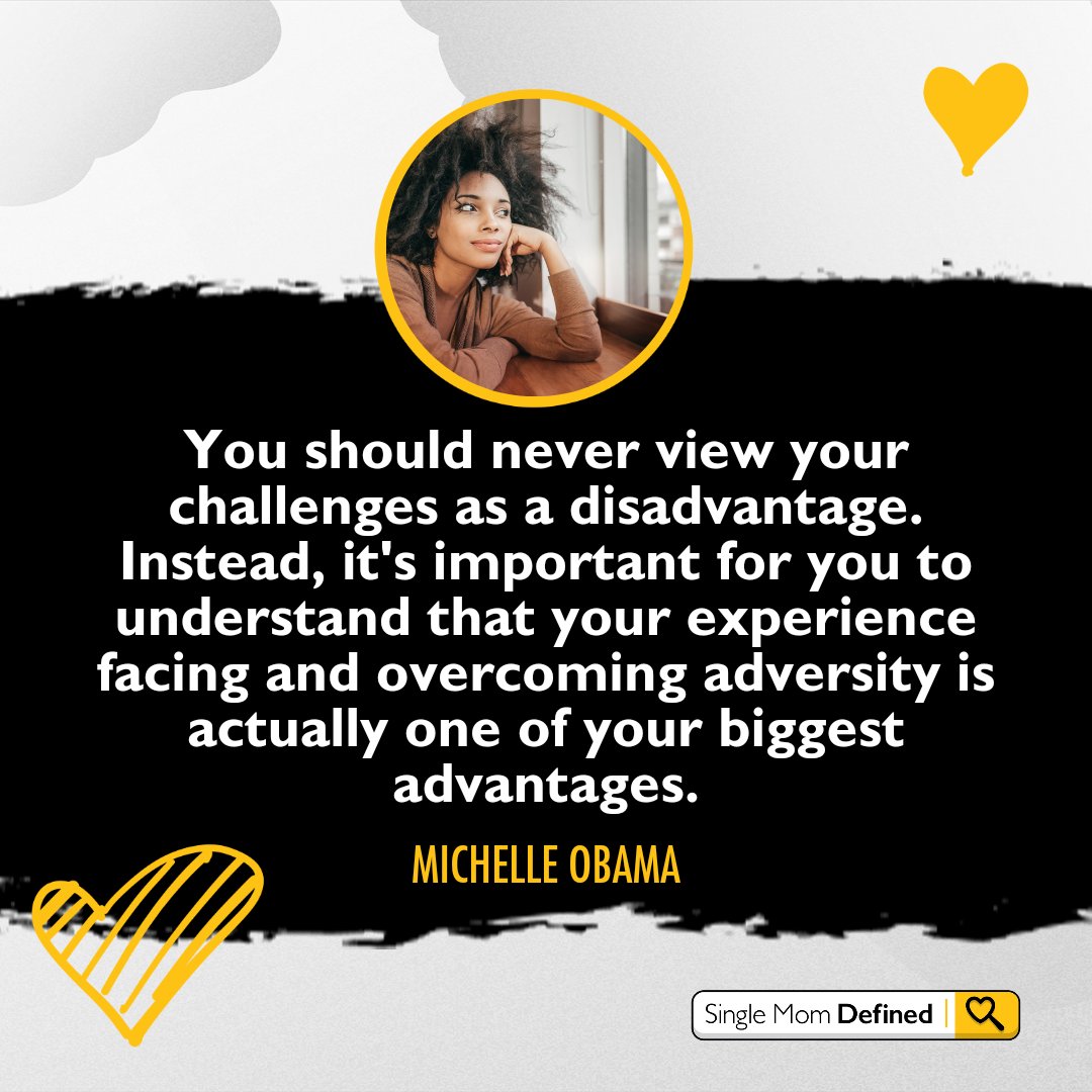 SingleMomDefine's tweet image. Challenges are not roadblocks; they are stepping stones toward greater achievements. Embrace them, learn from them, and let them fuel your journey to success. ✨ #ChallengesAsOpportunities 

#Singlemomdefined 
#singlemom 
#momssupportingmoms