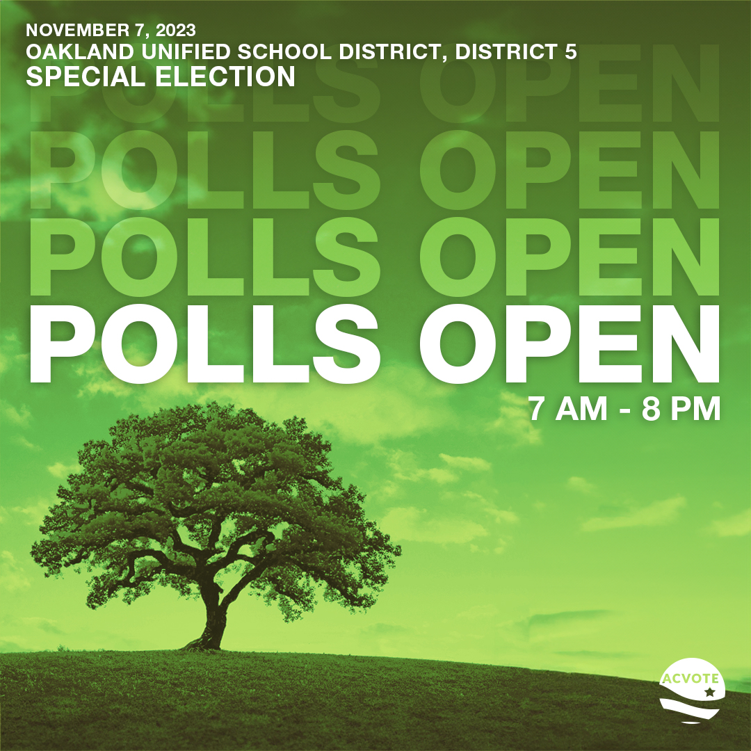 Alameda County Registrar of Voters tweet media