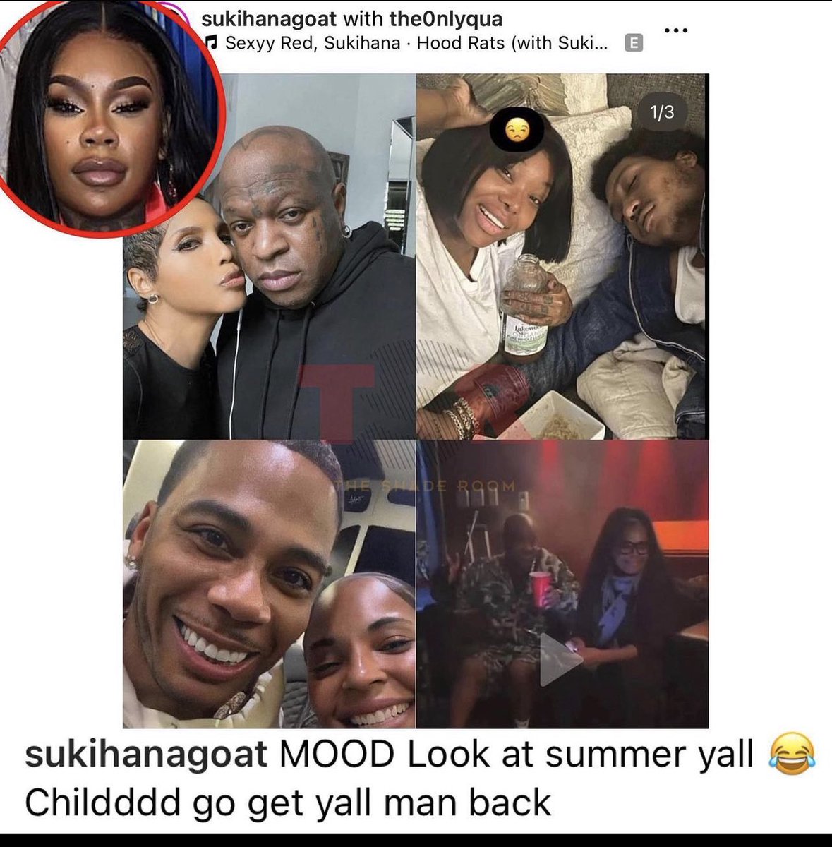 MzuzuSibongile's tweet image. Everyone is getting back with their exes I thought I was the only one 😭😭 #shaderoom #sukihana