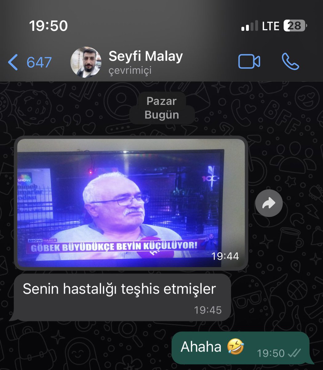 Bundan böyle göbeğime laf eden herkesi böyle ifşalayacağım.