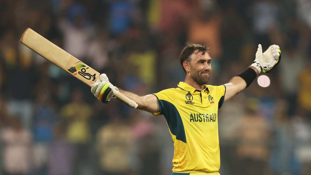 FoxCricket's tweet photo. GLENN MAXWELL!

201* (128) to pull off a miracle in Mumbai!

MORE 👉 https://t.co/zrb93IIayZ

#CWC23 https://t.co/n1G4RmcN4r