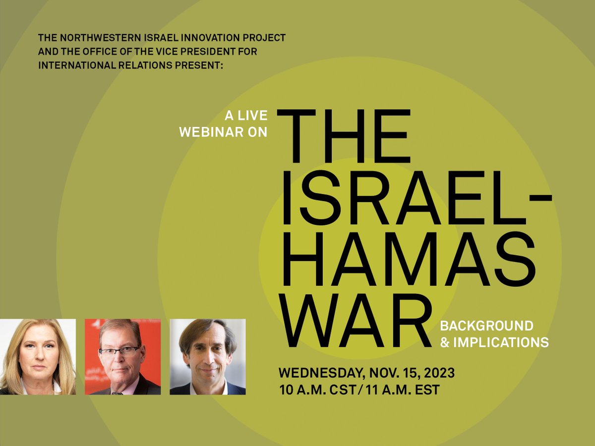 Northwestern Israel Innovation Project tweet media