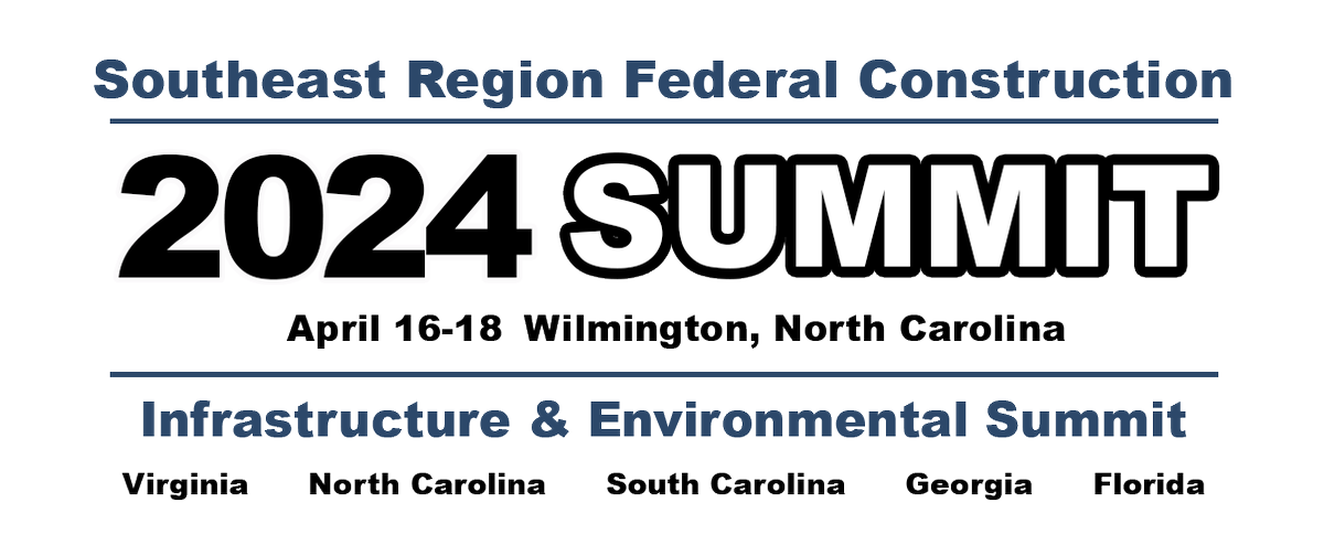 NCMBC's tweet image. Registration for attendees and exhibitors is now open for the Southeast Regional Federal Construction, Infrastructure &amp;amp; Environment Summit on April 16-18, 2024 in Wilmington, North Carolina.  Register today!  summit.ncmbc.us