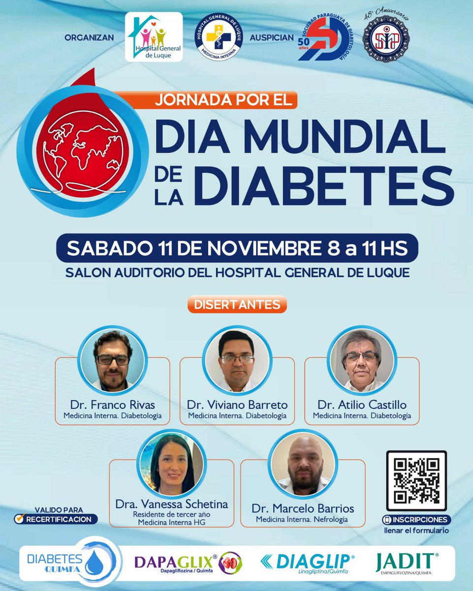 JORNADA POR EL DÍA MUNDIAL DE LA DIABETES 🩸