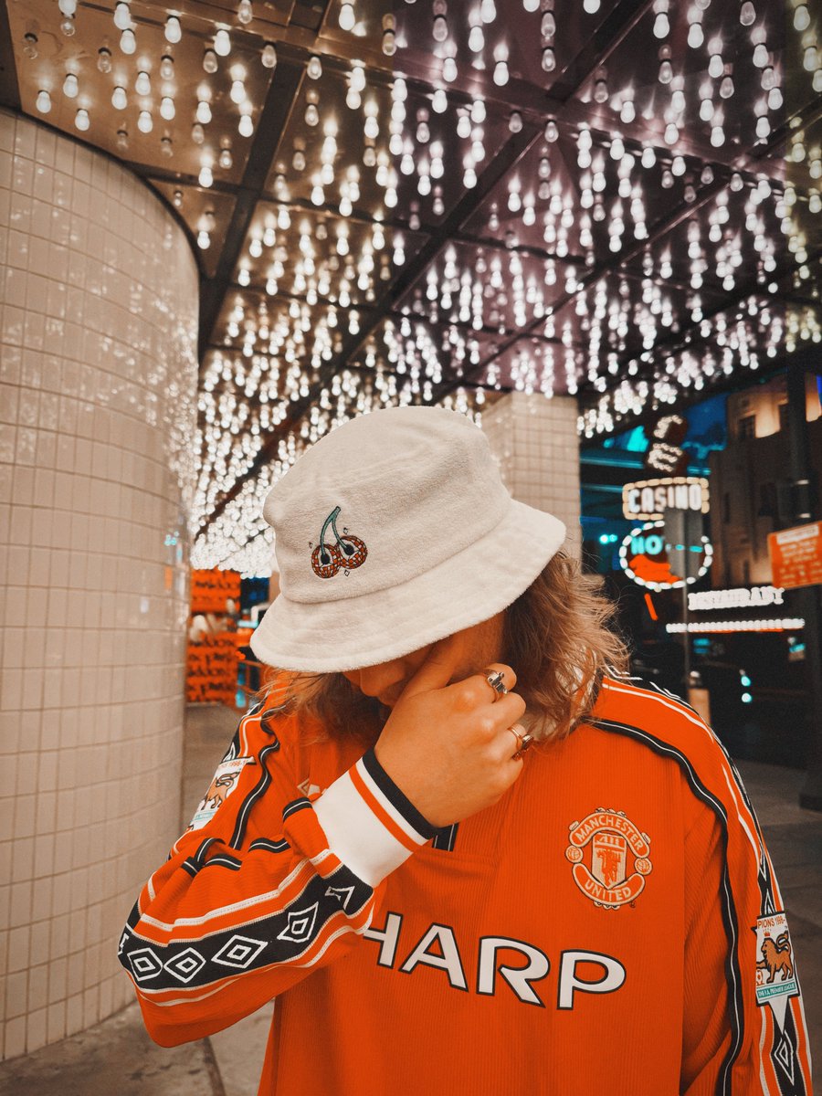 Disco Cherry Bucket Hat — Available while supplies last at shop.wethebeat.com 🍒