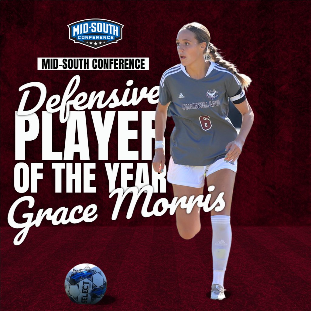 𝐁𝐀𝐂𝐊 𝐓𝐎 𝐁𝐀𝐂𝐊 𝐓𝐎 𝐁𝐀𝐂𝐊

Grace Morris has been named the Mid-South Conference Defensive Player of the Year for the third-consecutive year! Well done, Grace 👏

#WeArePhoenix