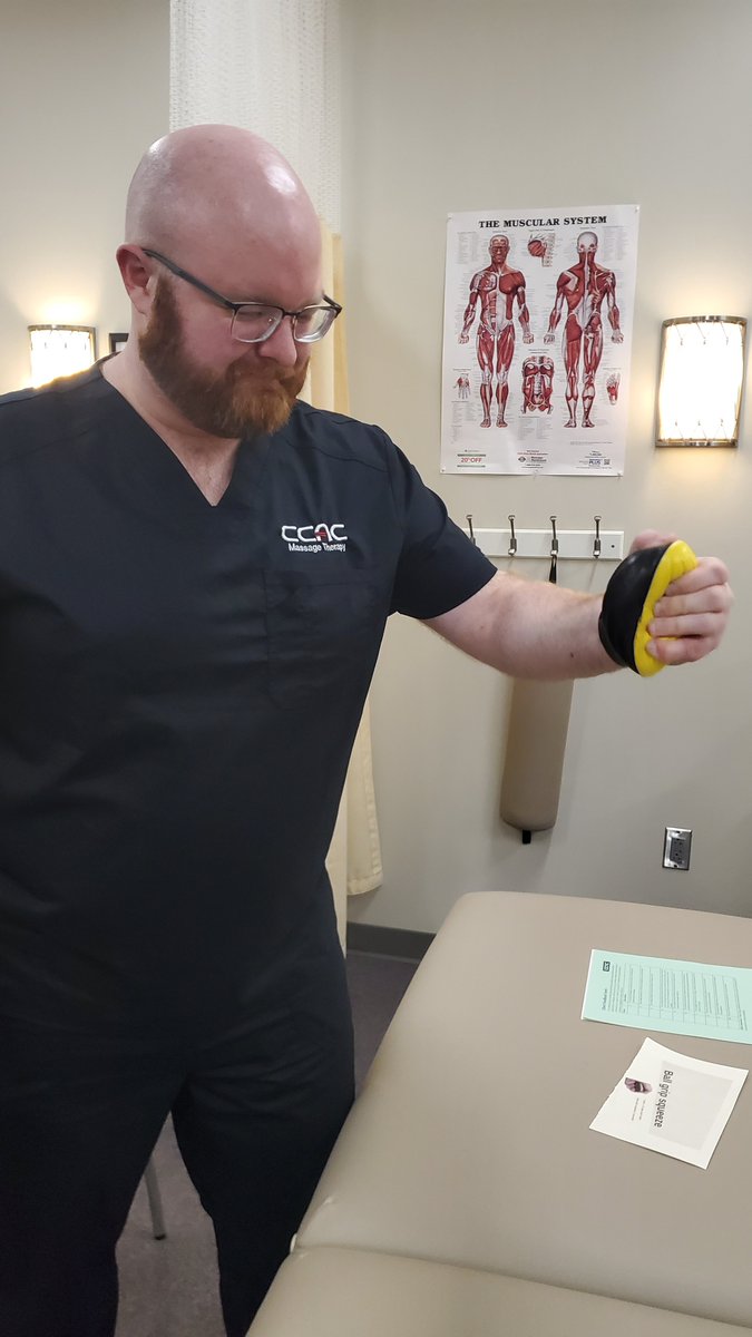 CCACMassage's tweet photo. Putting in the work! 💪 Between hammer time and wrist curls, CCAC Massage Therapist students are getting strong! Speaking of commitment, don't miss your chance to join next year's cohort! Accepting apps for Fall 2024! https://t.co/tBbP2jCCqQ #massage #gainz #strength @CCAC https://t.co/hwJ2QDO3GV