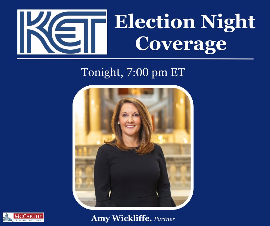 mssgov's tweet image. Tune in tonight at 7pm as @AmyWickliffe joins @ReneeKET and others for @KET's Election Night coverage and analysis.

Watch live at 7:00 pm tonight: ket.org/live/