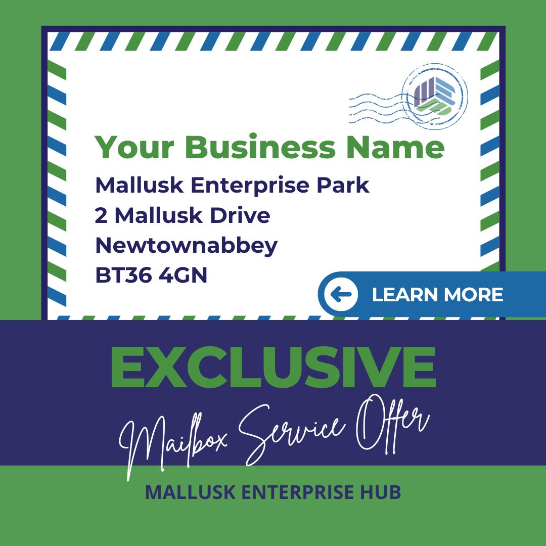 MalluskInfo's tweet image. Unlock our Premium Mailbox Service at Mallusk Enterprise Park and receive a free monthly meeting pod day! Valued at £80/month

Discover more at mallusk.org/?blog=professi…

Contact us at 028 9083 8860 or email enterprisehub@mallusk.org

#MEP #SmallBusiness #MailboxService