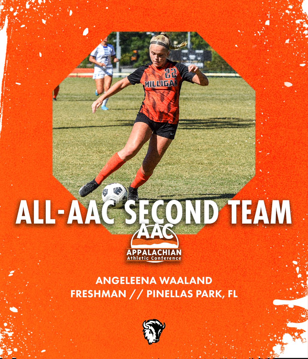 ⛰️Freshmen Natalie Roper (1st TM) and Angeleena Waaland (2nd TM) represented <a href="/MilliganWSoccer/">Milligan University Women’s Soccer</a> on the <a href="/AACsports/">AAC Sports</a> all-conference teams! #BuffStrong🦬

📝bit.ly/3Svnj6z
