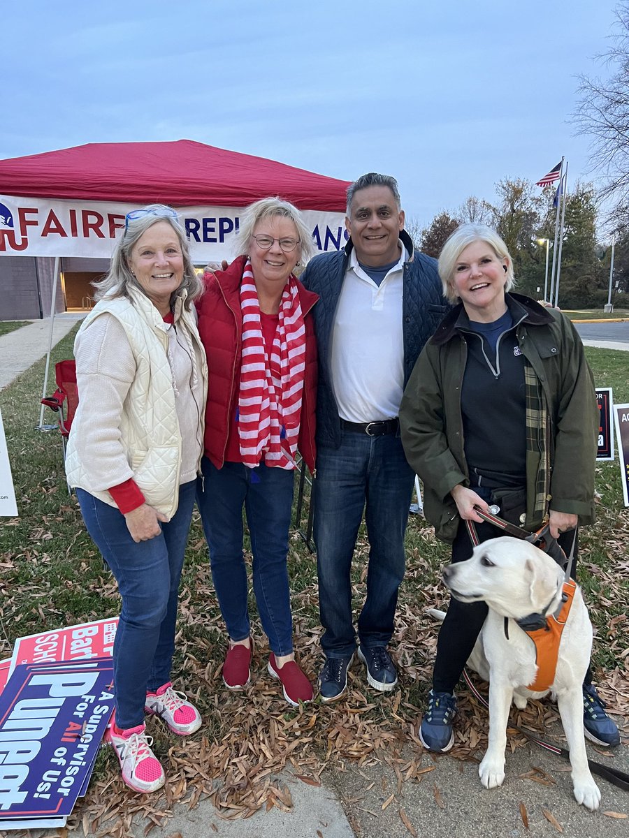 I'm seeing a lot of wonderful support at the polls today. The momentum is on our side. Get out and vote. 
#ElectionDay2023