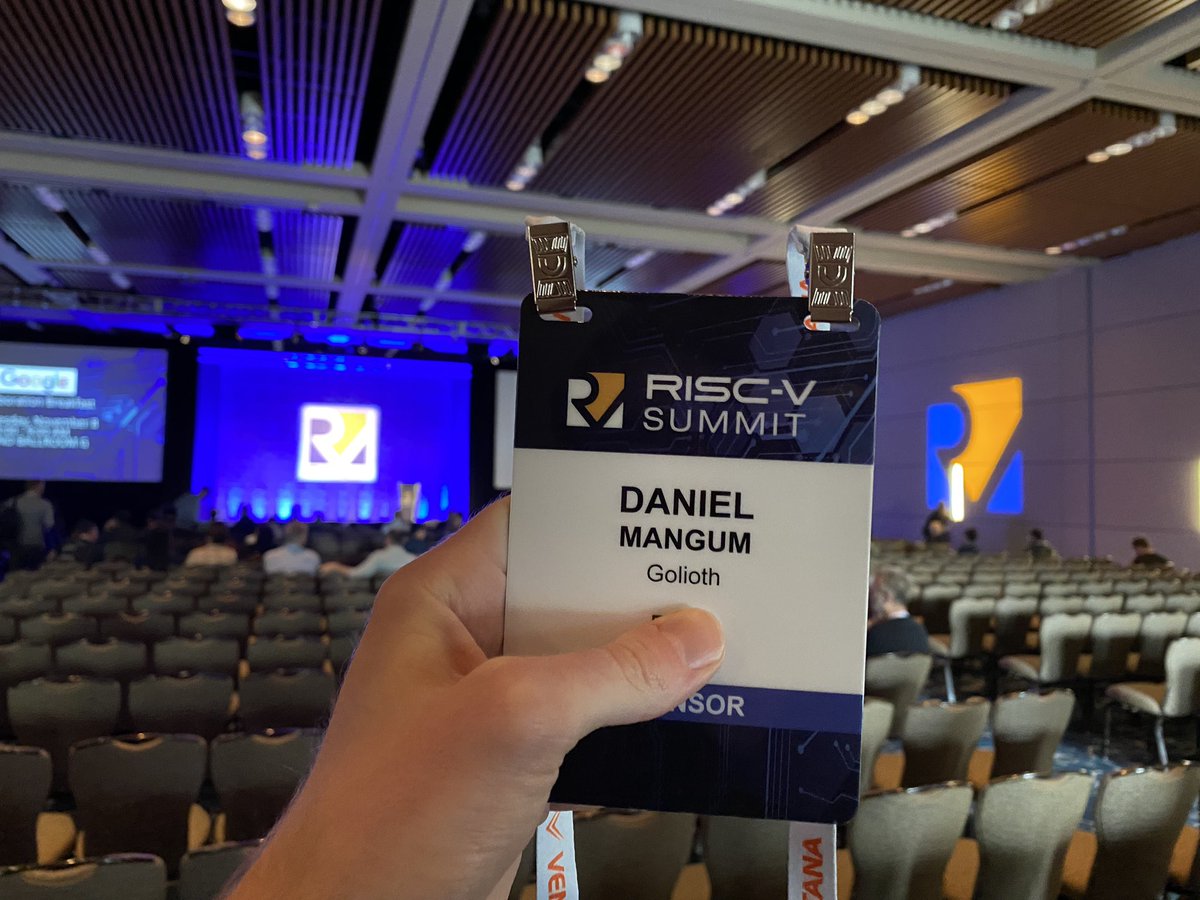 hasheddan's tweet image. Hello @risc_v Summit 2023! Come find me at the @ZephyrIoT booth if you want to talk @golioth_iot, IoT, RTOS, or RISC-V in general!

#RISCVSummit #RISCVEverywhere