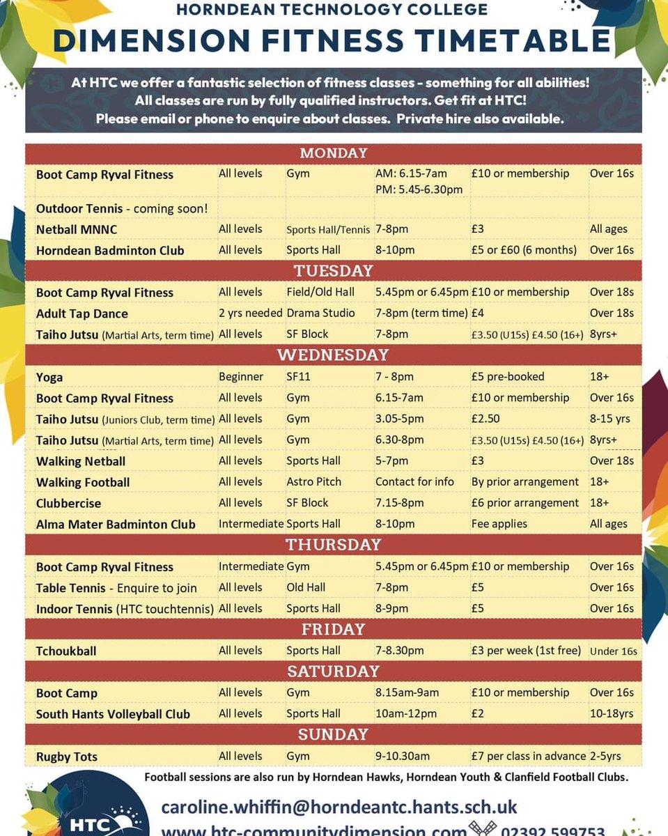 Fitness for everyone at Horndean Technology College