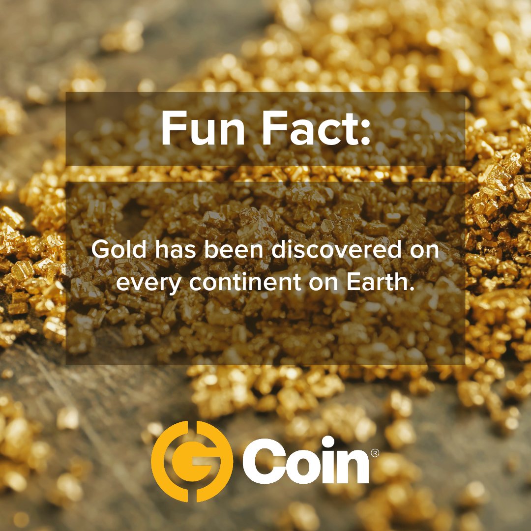 G-Coin® on X: Fun Fact! Did you know? Gold's brilliance knows no