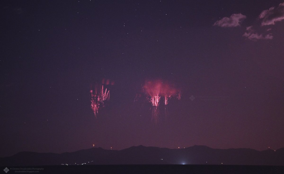 csath's tweet photo. At least 35 #TLEs mostly #RedSprites, were captured over #thunderstorms at the E. #Aegean Sea & W. #Turkey, during the evening of Nov. 4, 2023.
Check our recent #paper about TLEs, here: https://t.co/IJmoHiFypq. -- -- -- #StormHour @StormHour https://t.co/fEG0jOGUnZ