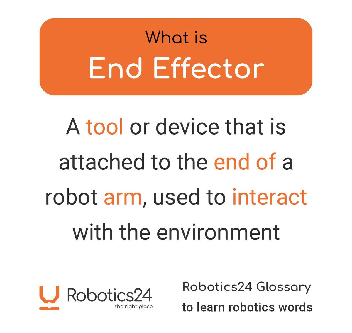 The most important part of the #robotic arm? 
End Effector!
#endeffector #armrobot #robots #automation