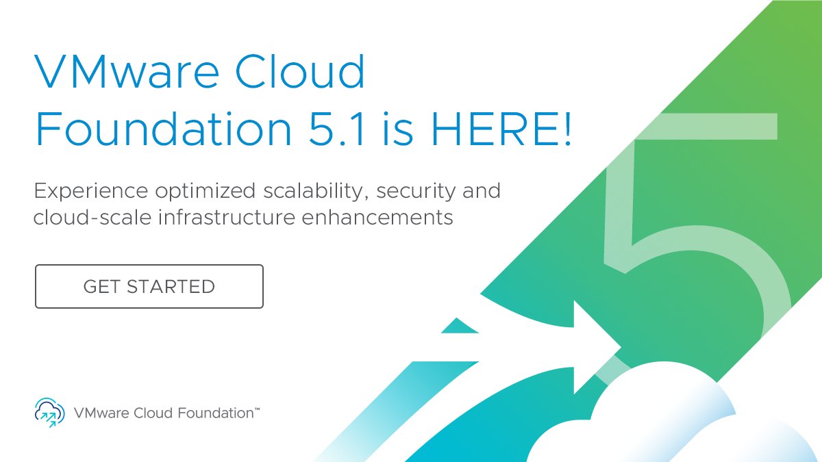 News from @VMwareExplore Barcelona: VMware Cloud Foundation 5.1 is HERE! 🌟 Discover the latest enhancements that exceed requirements for cloud-scale infrastructure-as-a-service and transform your data center into a multi-cloud platform: bit.ly/3sikzyP #VCF