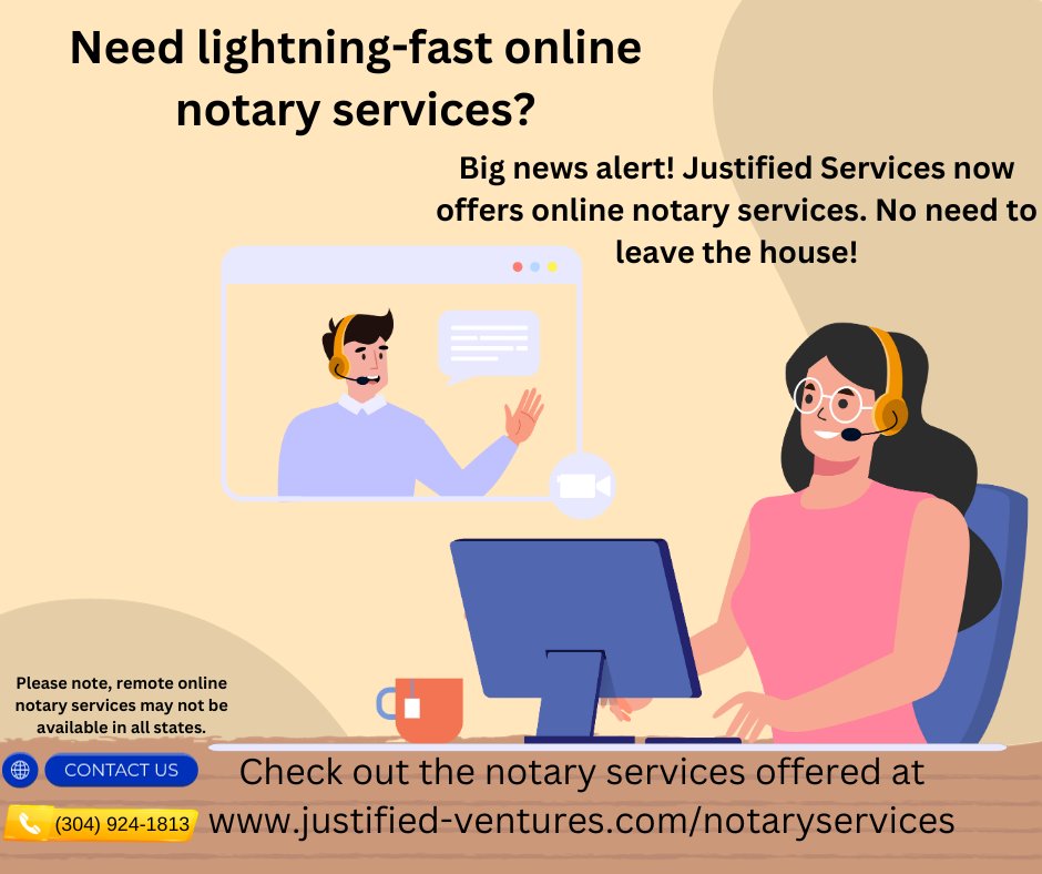 JustifiedVen's tweet image. 📜💻 Say hello to the future of notarization with #RemoteNotarization! No need to be in the same room – get your documents notarized online. 🖊️🌐 Experience convenience and efficiency. Have questions? We've got answers! 🤝 #Innovation #Convenience #Efficiency #NotaryServices 🚀