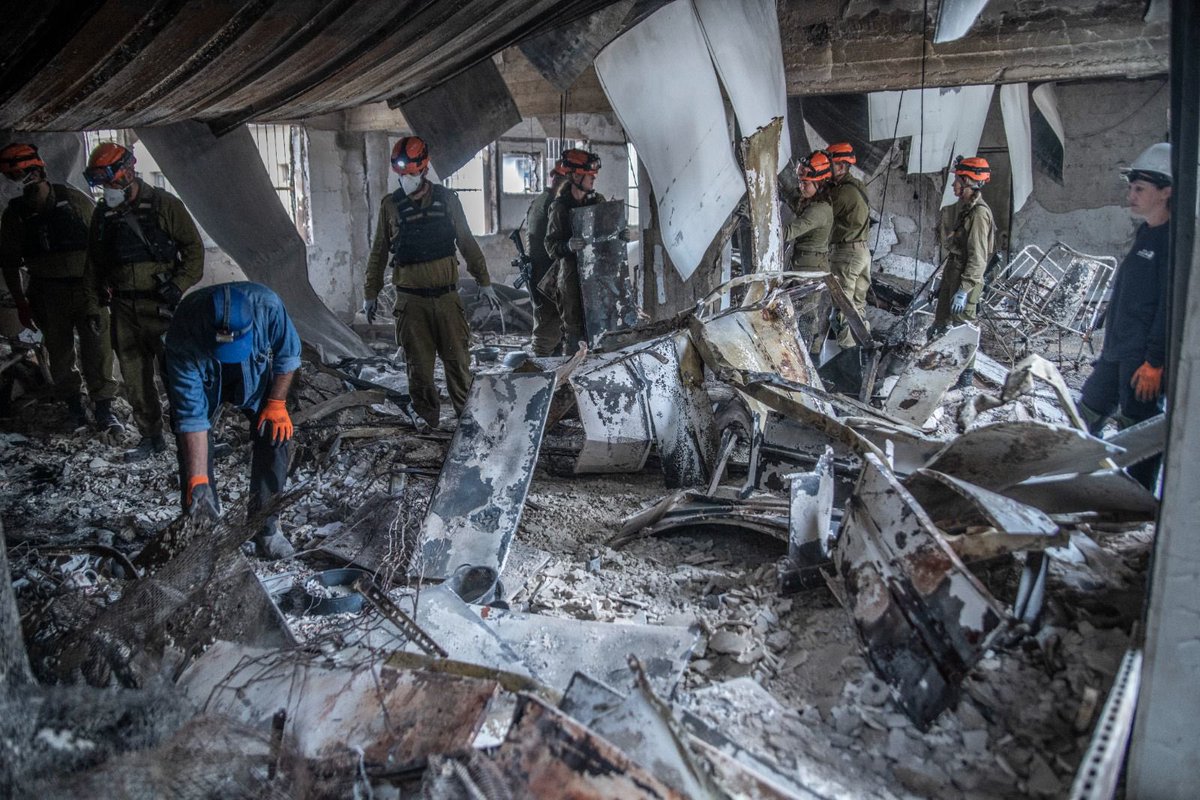 IDF's tweet image. Hamas&apos; massacre was so barbaric, archeologists were needed to sift through the victims&apos; ashes—and identify our people.

At least ten people were identified using archeological techniques with the help of the Israel Antiquities Authority. 

These aren&apos;t just numbers, they were…