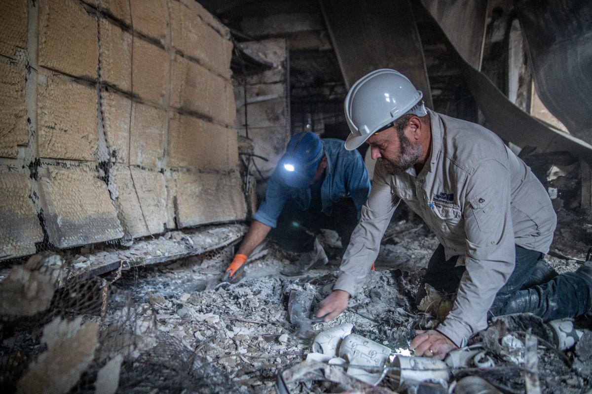 IDF's tweet image. Hamas&apos; massacre was so barbaric, archeologists were needed to sift through the victims&apos; ashes—and identify our people.

At least ten people were identified using archeological techniques with the help of the Israel Antiquities Authority. 

These aren&apos;t just numbers, they were…
