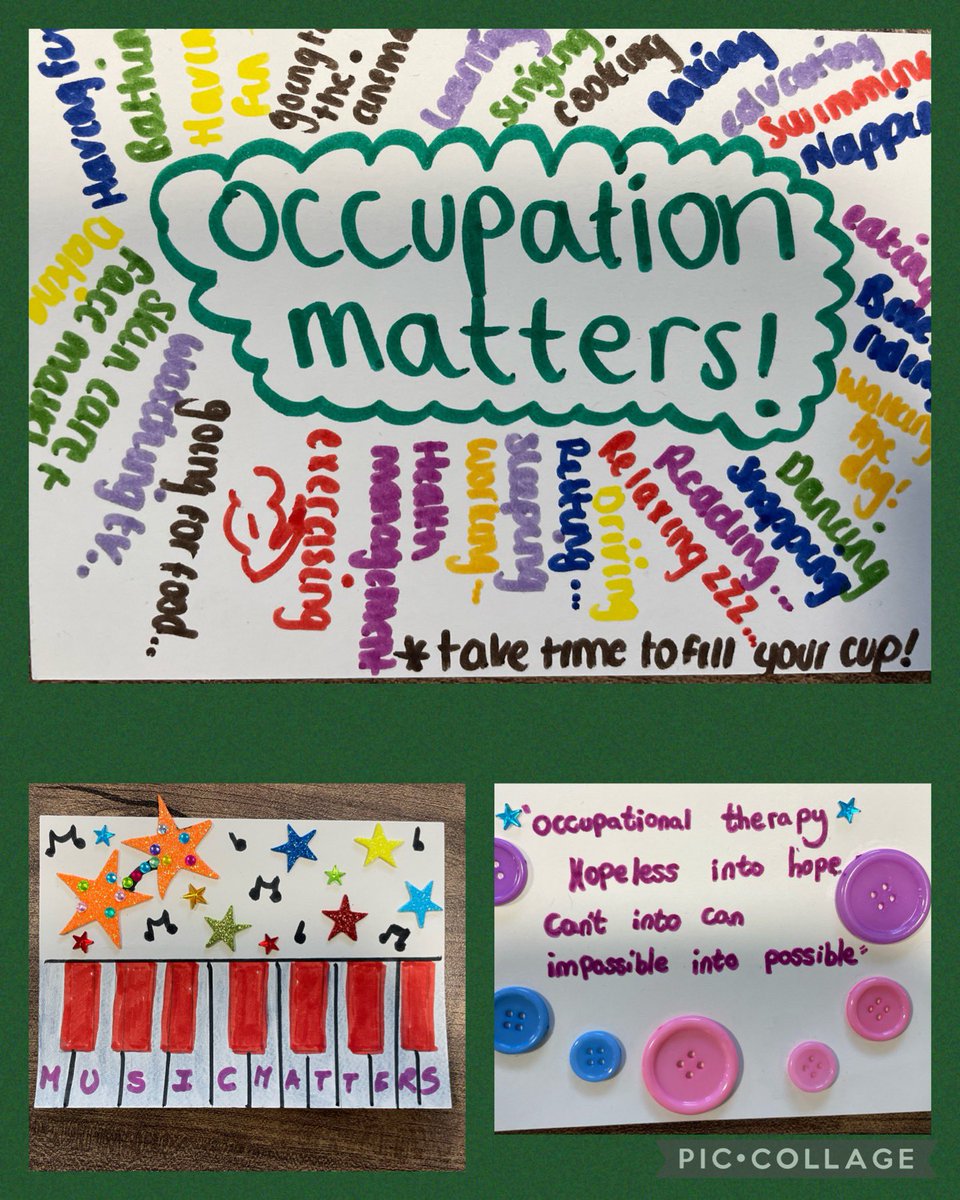 Today we have been making and sending postcards to tell people about occupation! OT Week 2023 @RCOT @sunderlanduni