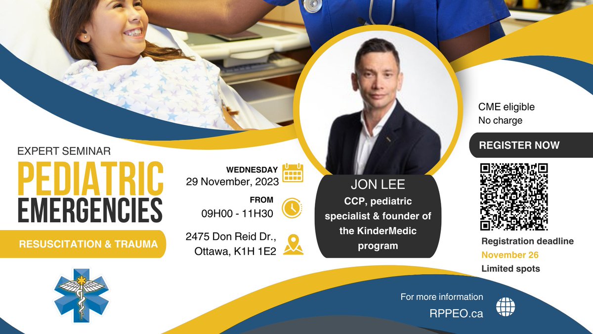 Regional Paramedic Program for Eastern Ontario (@rppeo) on Twitter photo Enhance Your Pediatric Care Skills with this Expert Seminar on Trauma and Resuscitation in Ottawa on November 29. RPPEO paramedics gain CME credit. Registration by Nov 26 forms.office.com/pages/response… <a href="/ThatJonLee/">Jonathan Lee</a> <a href="/zachcantor/">Zach Cantor</a> Enhance Your Pediatric Care Skills with this Expert Seminar on Trauma and Resuscitation in Ottawa on November 29. RPPEO paramedics gain CME credit. Registration by Nov 26 forms.office.com/pages/response… <a href="/ThatJonLee/">Jonathan Lee</a> <a href="/zachcantor/">Zach Cantor</a>
