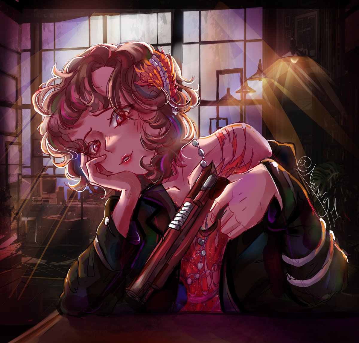 Amary_qq's tweet photo. Schneider Reverse: 1999 🌹#Reverse1999fanart #Reverse1999 #リバース1999 #Schneider https://t.co/0hodTWn7su
