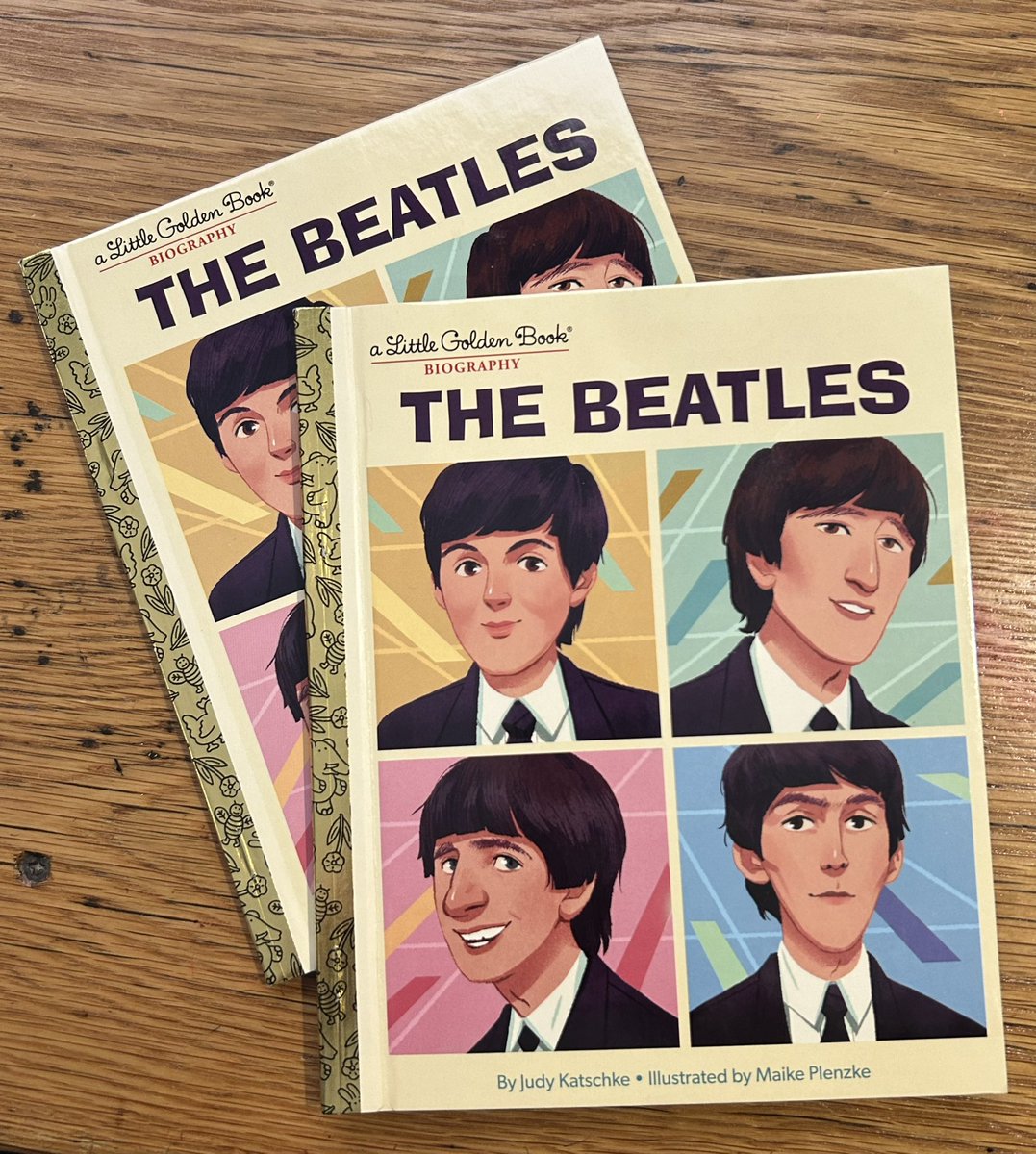 Add the Fab Four to my #LittleGoldenBook collection. Released today. #TheBeatles