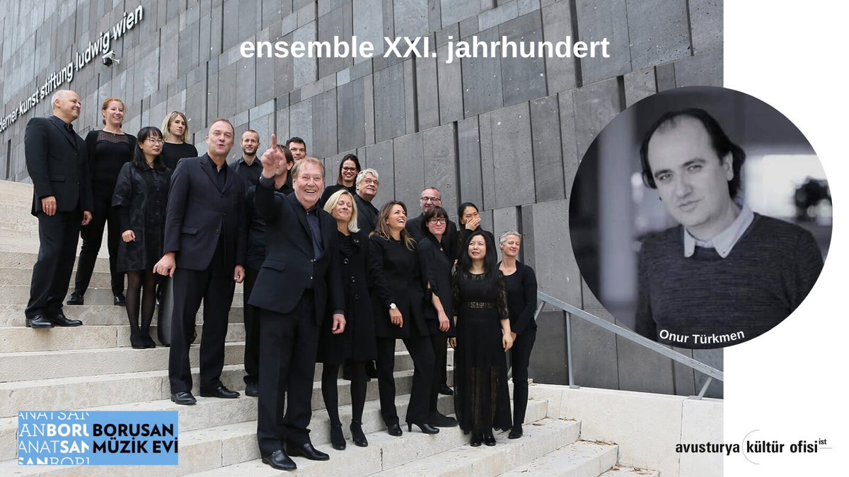 #Konser | #Konzert

ensemble XXI. jahrhundert (EXXI)
🗓 09.11.2023, 21:00
📍 @BorusanMuzikEvi

🎫 Biletler|Tickets: passo.com.tr/tr/etkinlik/en…
_____
#yenimüzik #EXXI #neuemusik #onurtürkmen #borusanmüzikevi  #ensemblexxijahrhundert #prömiyer #istanbul #acfistanbul