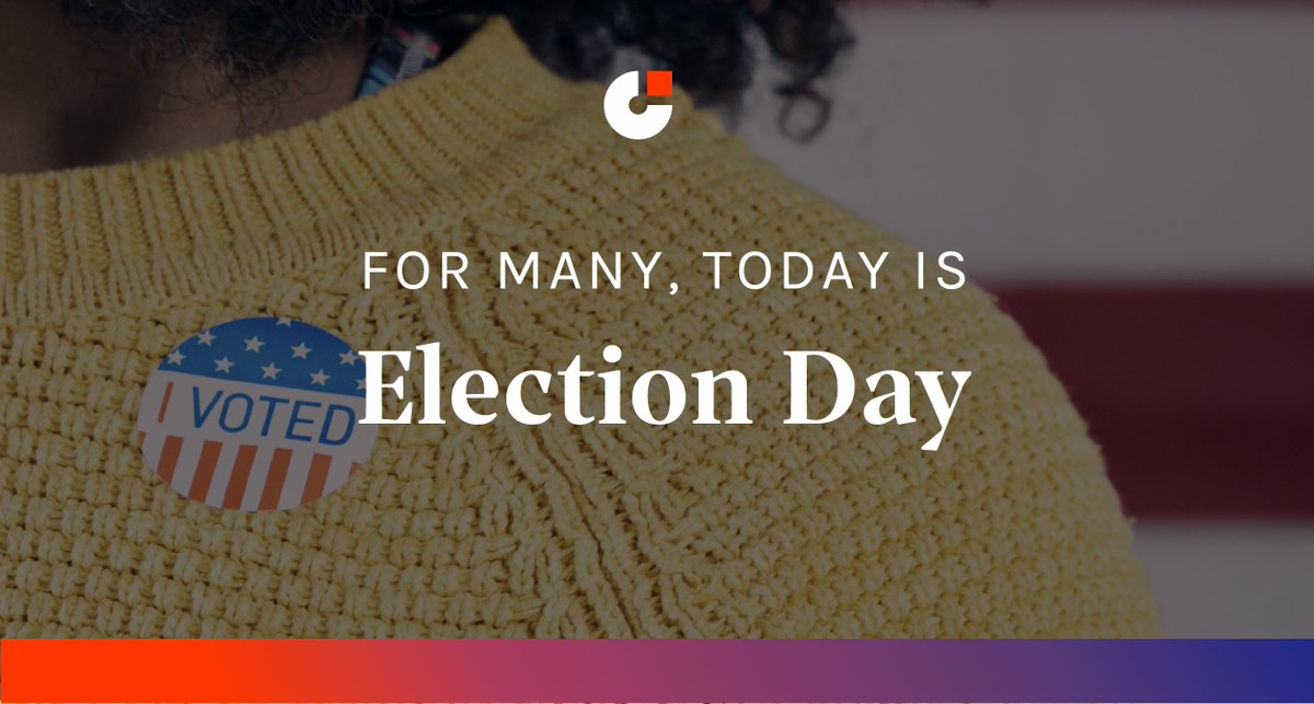 Happy Election Day to those states holding elections, the officials responsible for managing them, and the Civix teams working to support them. #electionday #electionmanagment #gocivix