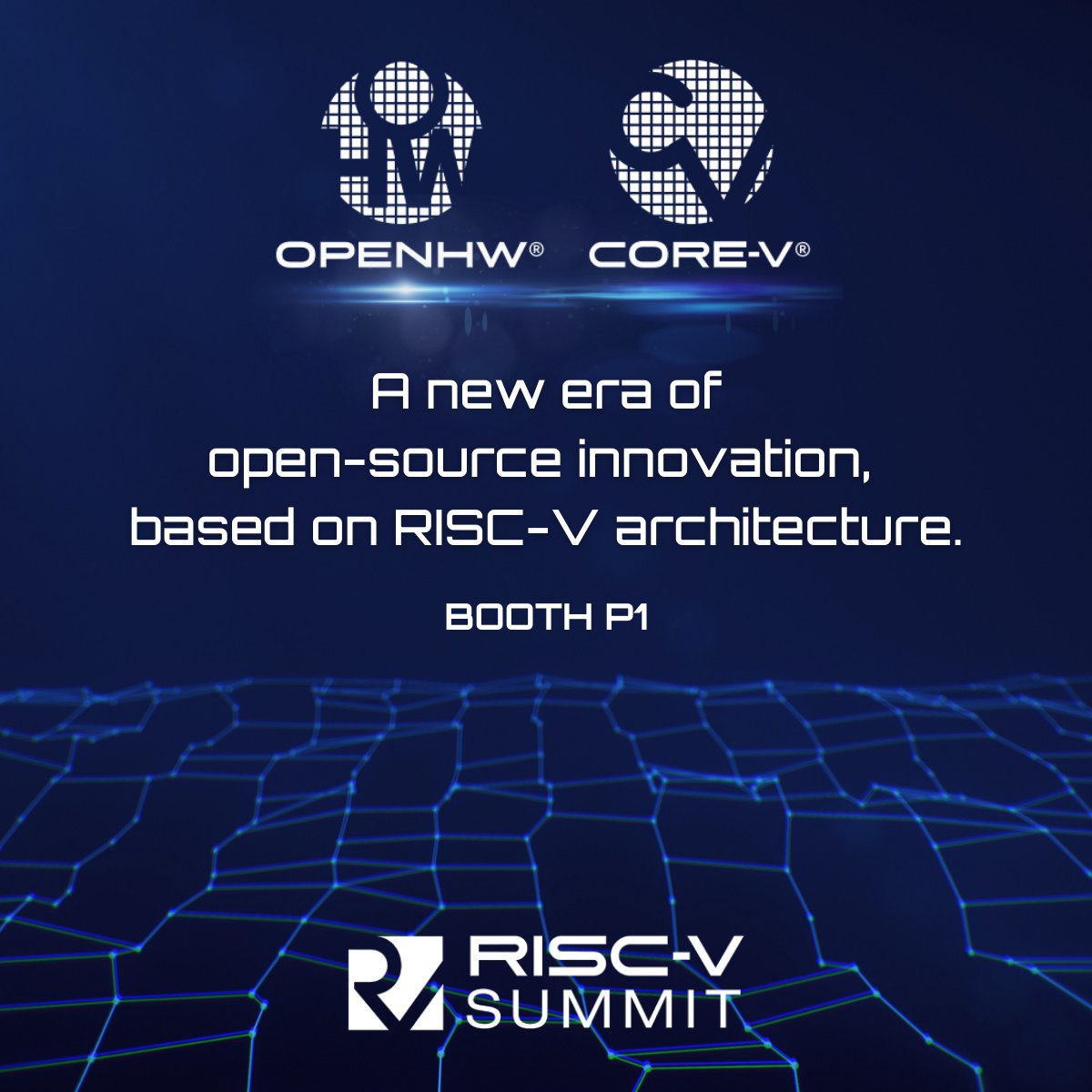 risc_v's tweet image. Visit @openhwgroup in booth P1 to learn more about the #openhw ecosystem and see hourly presentations on their top #COREV projects. hubs.la/Q027SCZr0  #RISCVeverywhere #RISCVSummit @risc_v