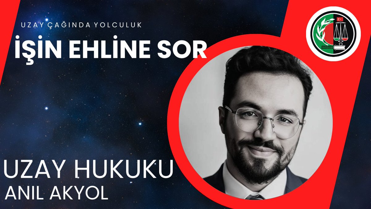 🔴İşin Ehline Sor #2 | Ankara Barosu Hava ve Uzay Kurulu - Av. Anıl Akyol

“İşin Ehline Sor" programımızda bu hafta:

Ankara Barosu Hava ve Uzay Hukuku Kurul Başkanı Av. Anıl Akyol (<a href="/anilakyol_/">Av. Anıl Akyol 🛰️</a>) ile beraber yapacağımız "İşin Ehline Sor" programımızın ikinci bölümüne hepinizi