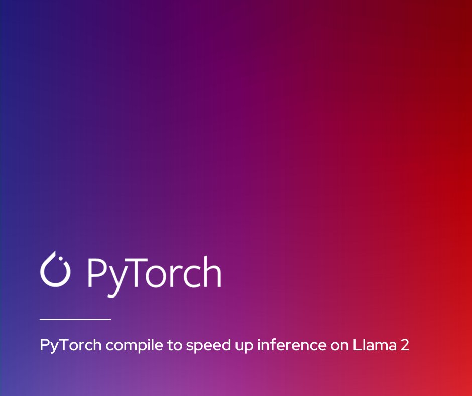 Improve the inference latencies of the Llama 2 family of models using PyTorch native optimizations 🔥 See how teams from IBM and Meta demonstrate ultra low latencies for 70B model inference in our latest blog post: hubs.la/Q0283P3L0