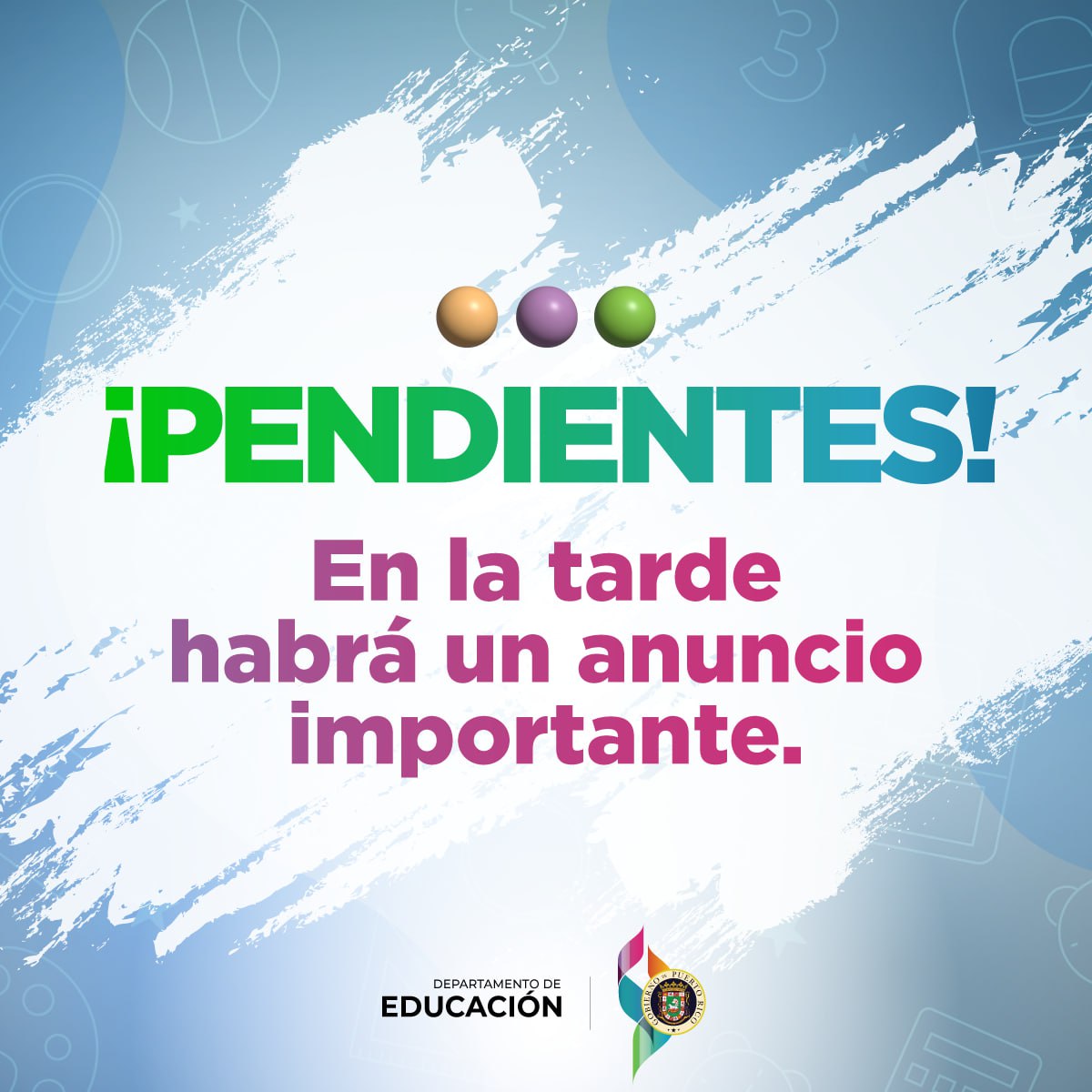 Dpto. de Educación tweet media