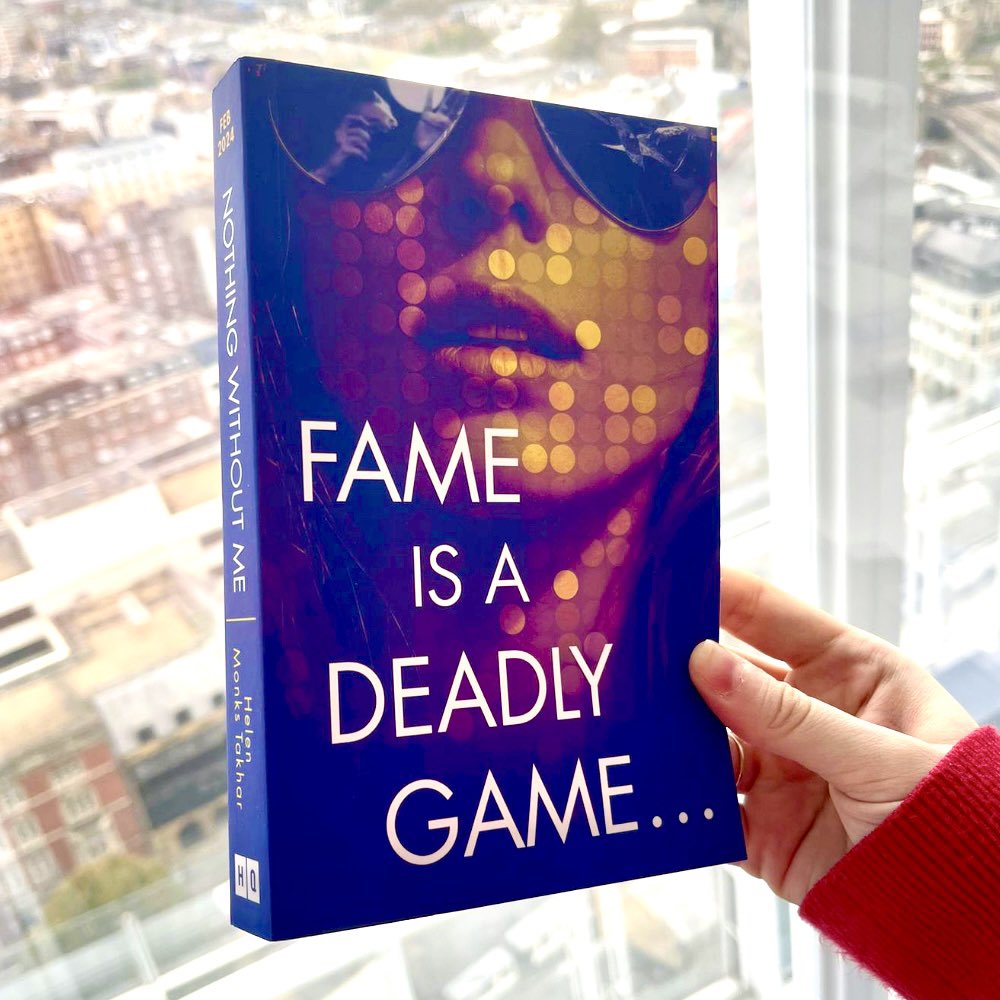 FAME IS A DEADLY GAME… EVEN WHEN YOU WIN, YOU LOSE 👀 Look what’s just landed in the office! Early proof copies of #NothingWithoutMe by @HelenMonksTak, the razor-sharp new thriller from the author of #ThatWoman and #SuchAGoodMother. amzn.to/466oLQ9