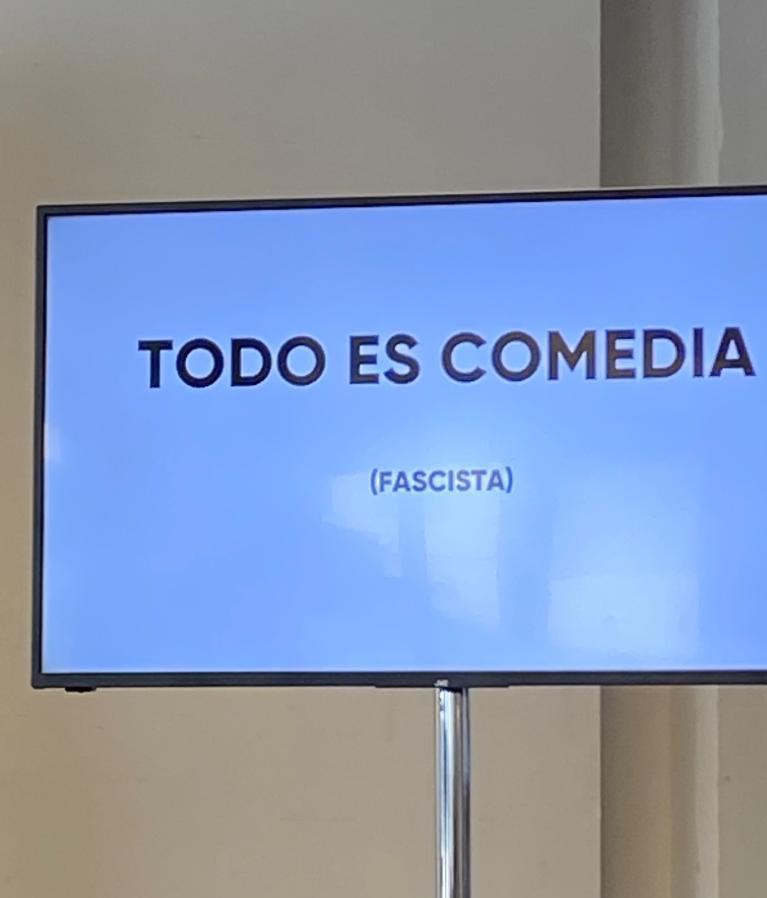 MudanzasLopez_'s tweet photo. Felices de haber formado parte de la X Edición de Mercartes presentado a productores, distribuidores y programadores nuestro último texto, “Las juventudes”, de la mano de @fundacionsgae 

Todo es comedia
Todo es comedia (fascista)

Seguimos 💪🏼🌥️✨

#MudanzasLopez https://t.co/q5vGrZa8We