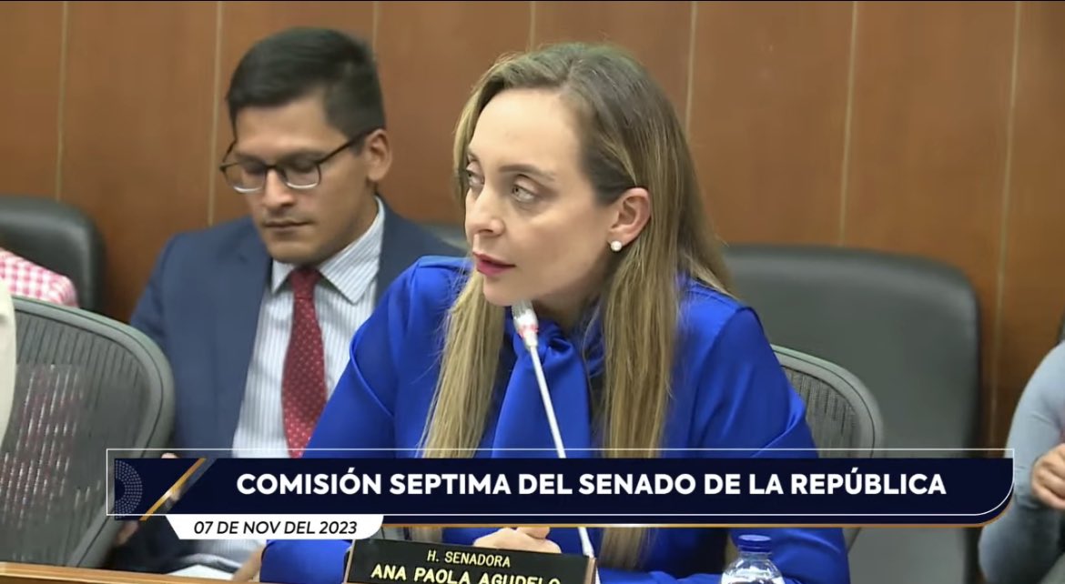 #ComisiónVII | Inicia la discusión del Proyecto de Ley No 115/2023 Senado, por medio del cual se garantiza el acceso al sistema general de seguridad social en salud para los directivos y dignatarios de las juntas de acción comunal.

Ponente 🗣️ Senadora <a href="/AnaPaolaAgudelo/">AnaPaolaAgudelo</a>