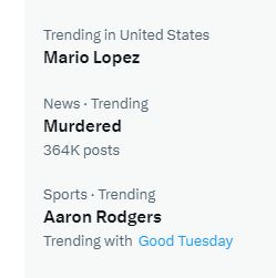 Mario Lopez did what?!!!