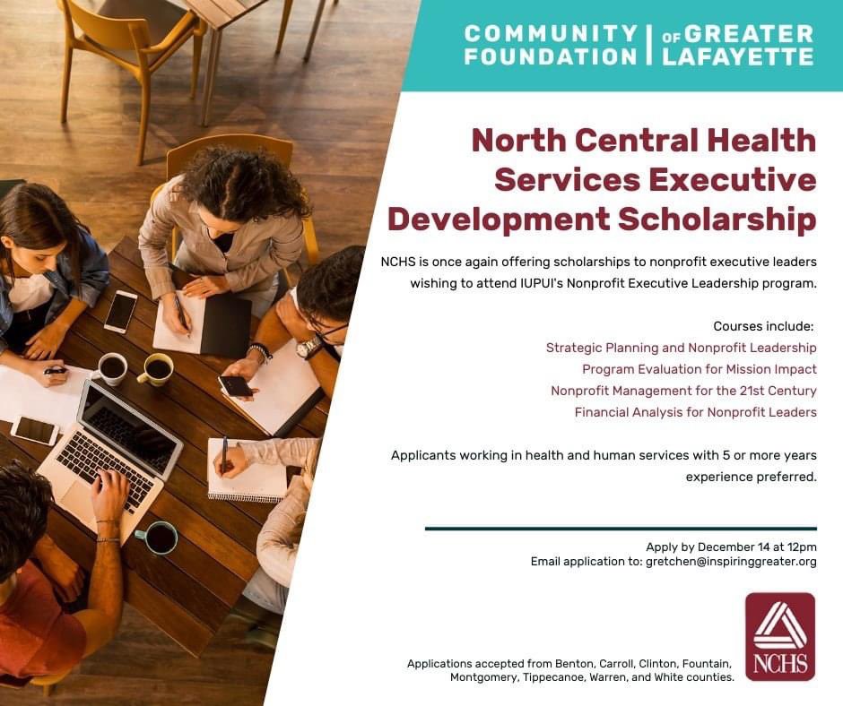 Exciting opportunity for nonprofit leaders! 🌟 4 scholarships available for a program starting in March 2024. Earn your Certificate in Nonprofit Executive Leadership. Apply by Dec 14, 2023. Details at inspiringgreater.org. #NonprofitLeadership #ScholarshipOpportunity #ApplyNow