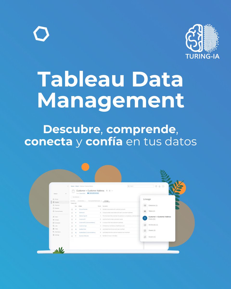 IaTuring's tweet image. Optimiza el tiempo de preparación de tus datos con Tableau Data Management 📊🚀

🌐 ¿Quieres saber más? Visita nuestro sitio web o contacta con nosotros para obtener una demostración.

#tableaudatamanagement #analytics #datamanagement #DataAnalyst
