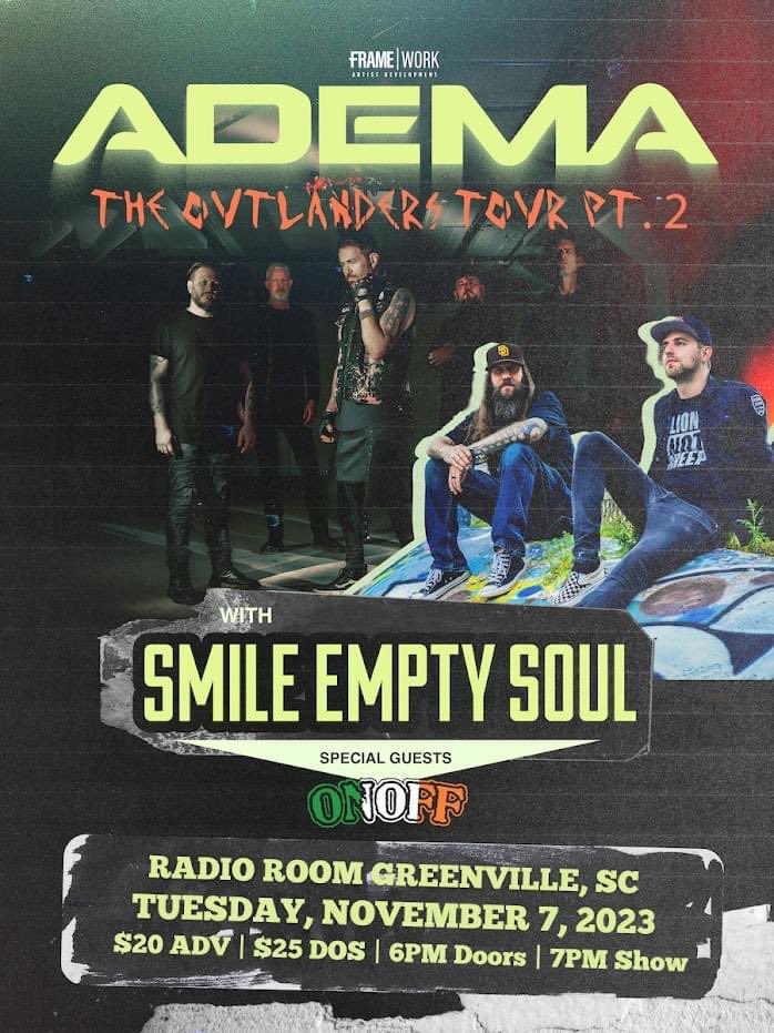 Tonight we will be playing with these great bands! Can’t wait! See you tonight!!