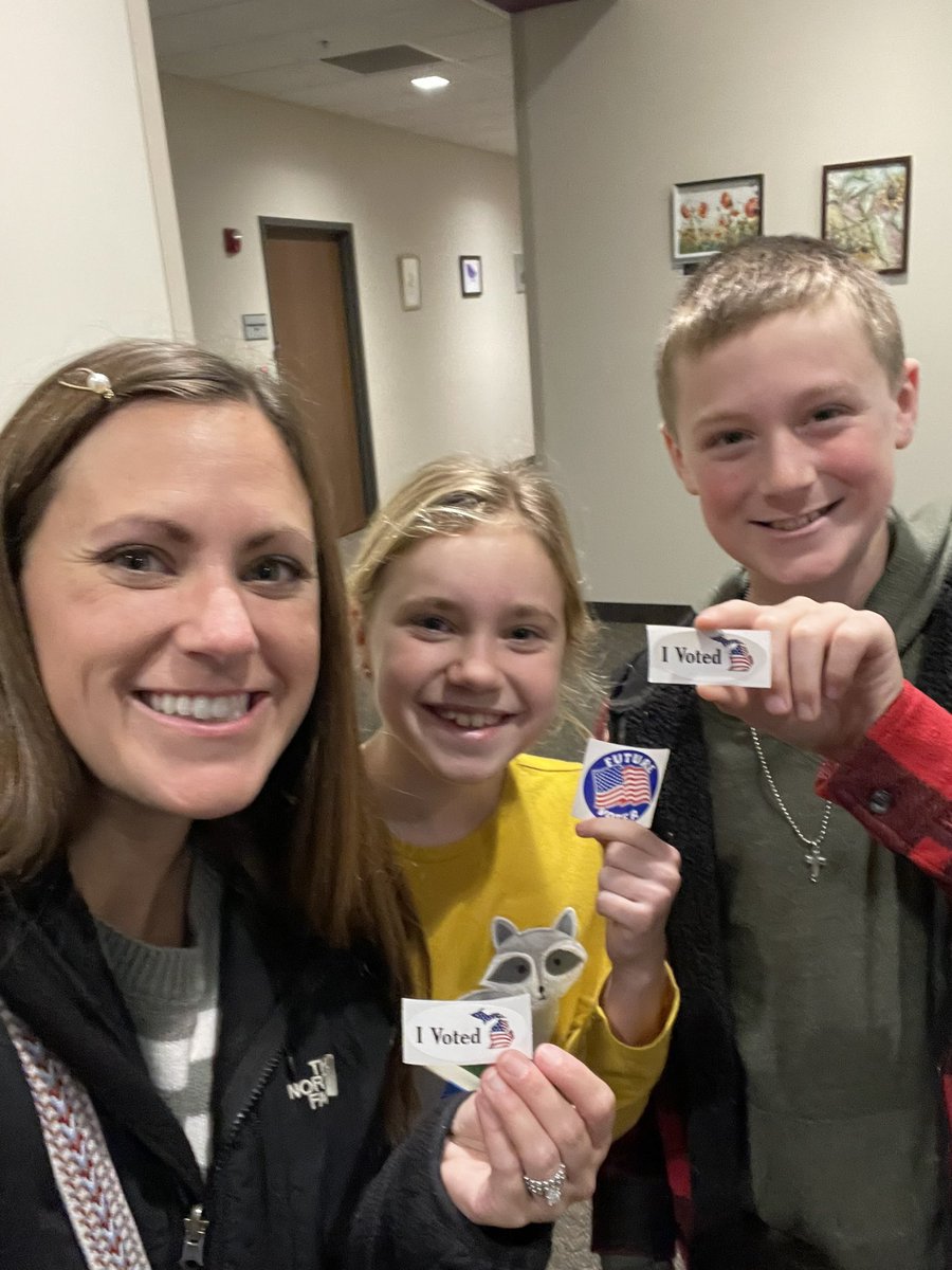 Remember to go out and VOTE today! 💚💛 <a href="/HowellMISchools/">Howell Schools</a>
