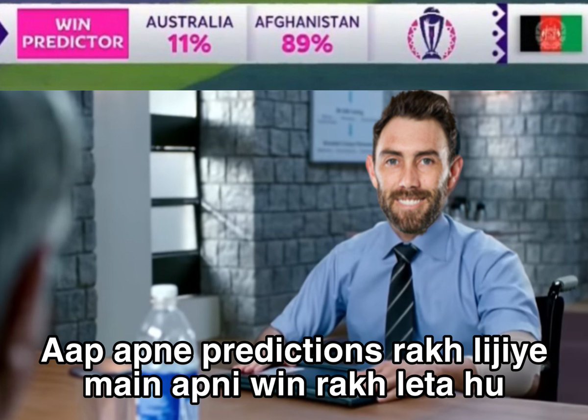 Glenn Maxwell be like
