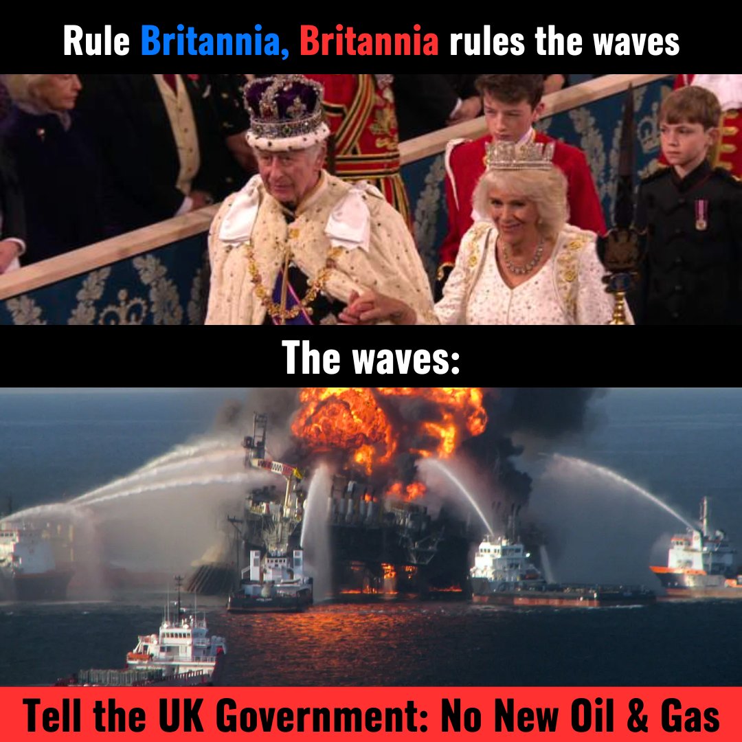 Greenpeace UK (@greenpeaceuk) on Twitter photo New oil and gas won't lower our bills or increase our energy security. It WILL worsen the climate catastrophe for years to come.
If we're getting serious about climate, new oil and gas licenses should not have been in the #KingsSpeech New oil and gas won't lower our bills or increase our energy security. It WILL worsen the climate catastrophe for years to come.
If we're getting serious about climate, new oil and gas licenses should not have been in the #KingsSpeech