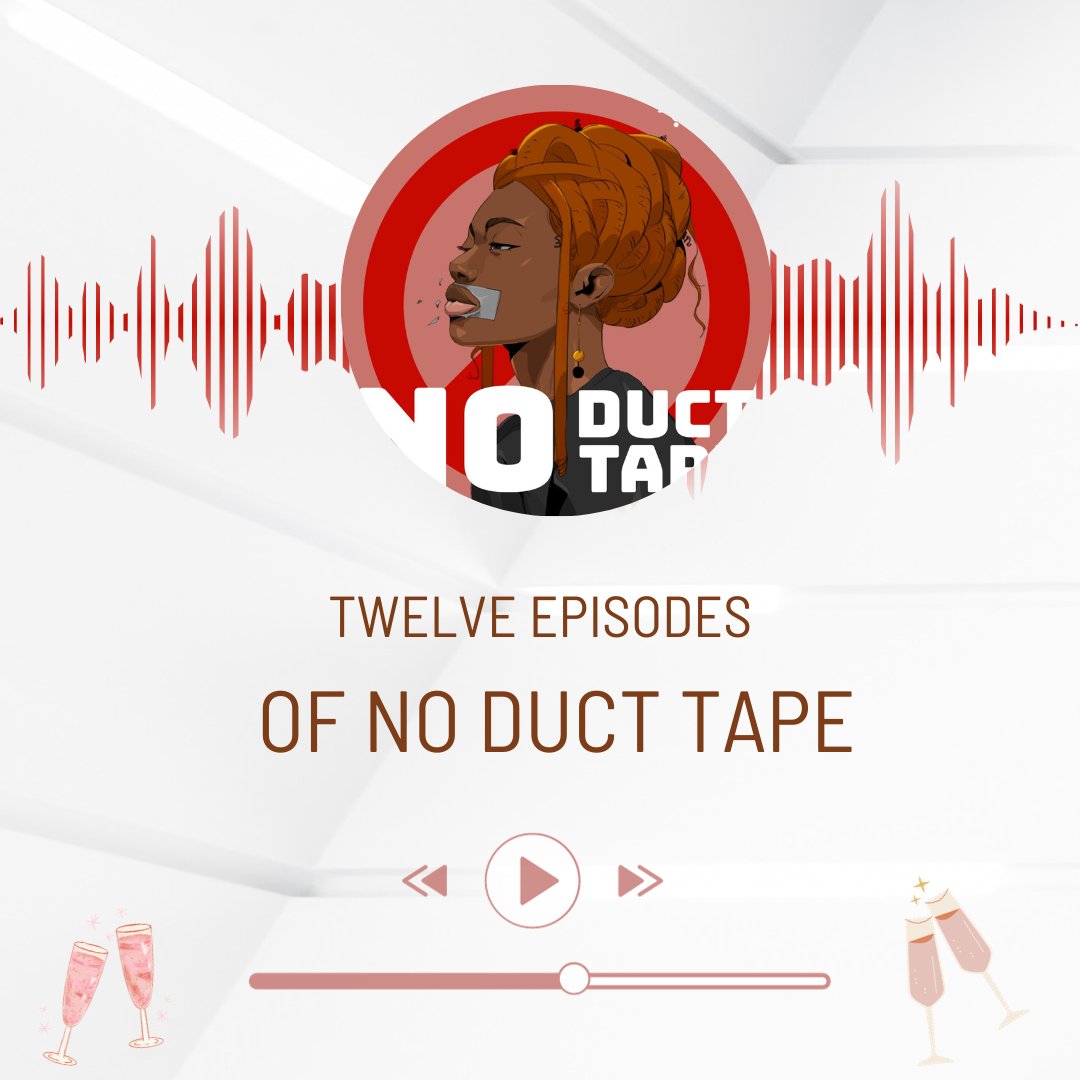 UntitledwitEphy's tweet photo. Celebrating 12 full episodes of No Duct Tape.

It was an amazing journey for sure. Looking forward to more. 

Until the next season. You can now catch all episode on your desired platforms.

Apple: https://t.co/cCsAvR7Z2X

Spotify: https://t.co/3uZwCH5Rio https://t.co/ZwEKVqQzFa