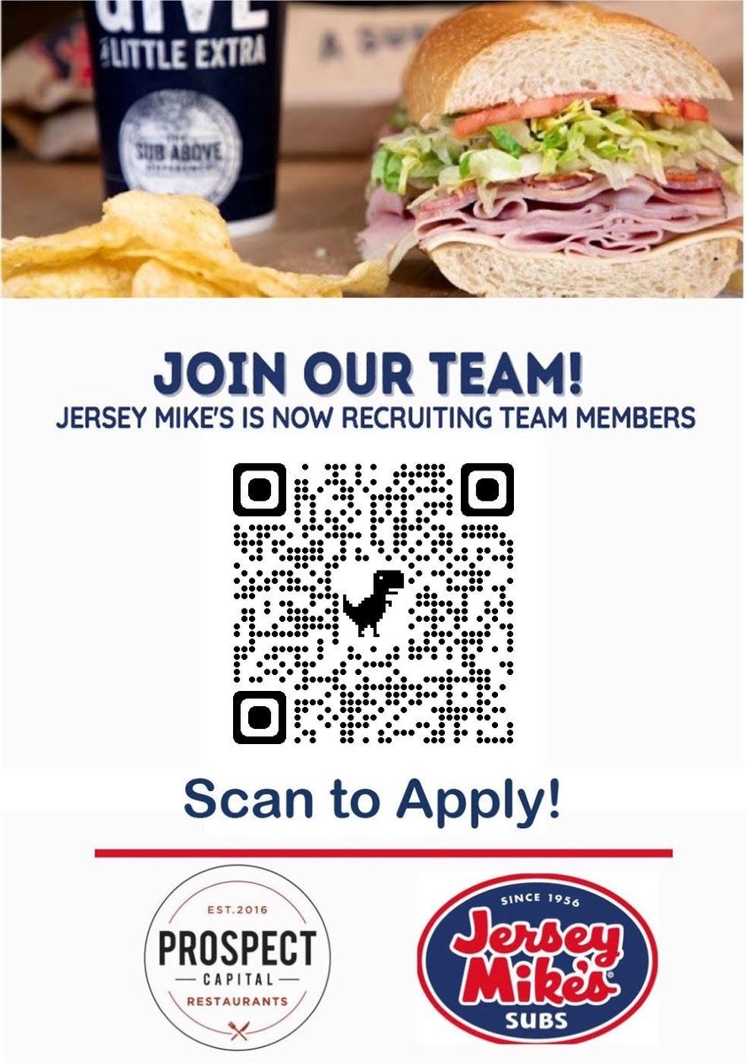 NOW HIRING! Prospect Capital Restaurants - Jersey Mike's Subs

harri.com/pcr?filters=jo…

 #capitalrestaurants #madisonheights #restaurants #subs #member #assistant #shift #birmingham #bloomfield #jobs #nowhiring #managers