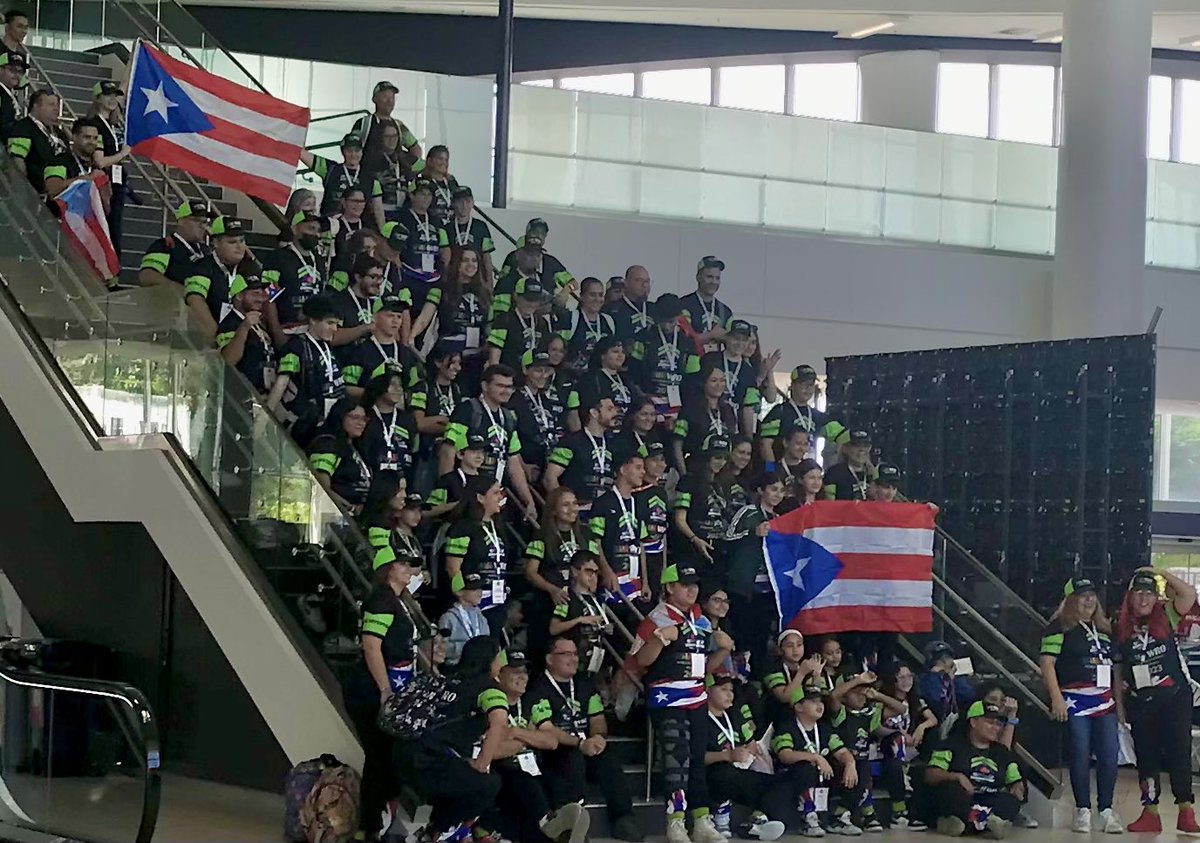 Brendan Smith (@speediecelt) on Twitter photo Greetings from #Panama where I’m attending the #WorldRobotOlympiad. Great to see kids & teens from across the globe here demoing their tech projects on theme of Connecting the World. But I think the biggest contingent is from #PuertoRico! <a href="/CamdenEdu/">camden.education</a> <a href="/WROOfficial/">World Robot Olympiad</a> <a href="/LoretoRumbek/">Loreto Schools Rumbek</a> Greetings from #Panama where I’m attending the #WorldRobotOlympiad. Great to see kids & teens from across the globe here demoing their tech projects on theme of Connecting the World. But I think the biggest contingent is from #PuertoRico! <a href="/CamdenEdu/">camden.education</a> <a href="/WROOfficial/">World Robot Olympiad</a> <a href="/LoretoRumbek/">Loreto Schools Rumbek</a>