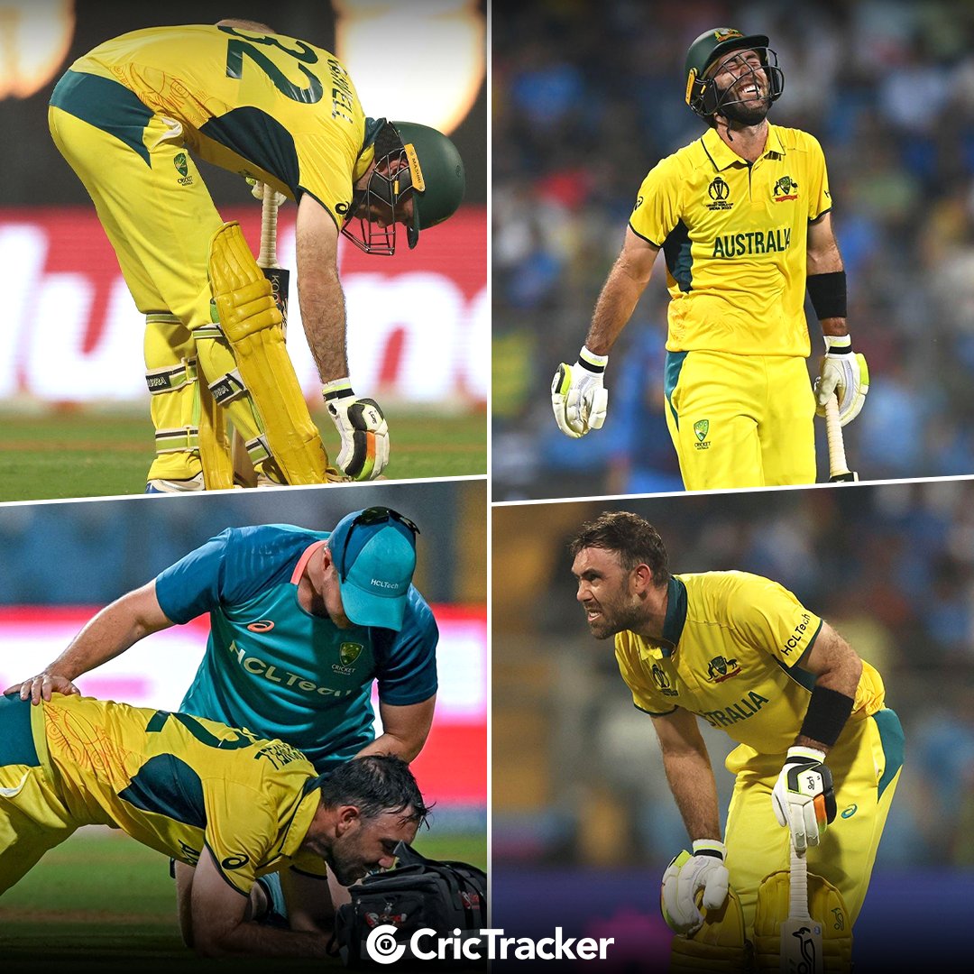 - Came to bat at 49/4
- Face hat-trick ball
- Saw scoreboard go to 91/7
- Struggling with cramps
- In severe pain
- Didn't take singles after injury
- Smashed  21 fours &amp; 10 sixes
- Registered first double century for AUS
- Won the game
- Sealed semi-final spot

Glenn Maxwell,