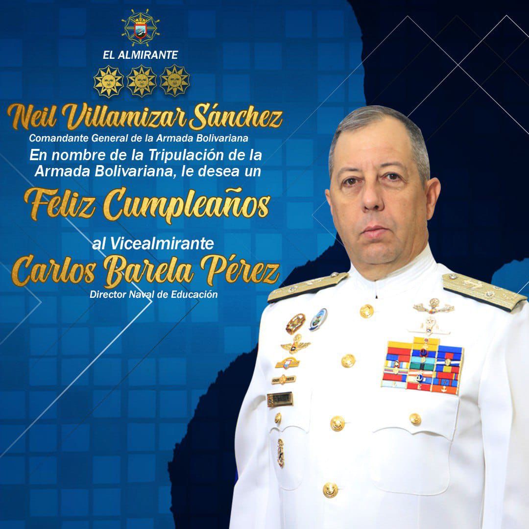 #7NOV23 Esta inspectoria se complace en felicitar al VA. Carlos Balera Pérez, Director Naval de Educación